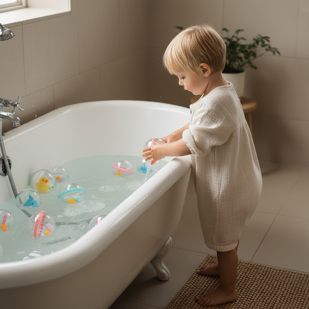 Munchkin® Float & Play Bubbles™ Baby and Toddler Bath Toy 4 Count