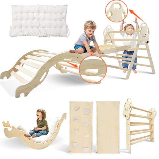 7-in-1 Pikler Triangle Playset