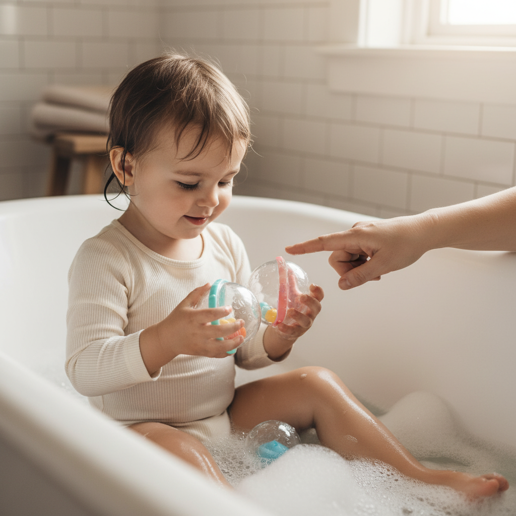 Munchkin® Float & Play Bubbles™ Baby and Toddler Bath Toy 4 Count