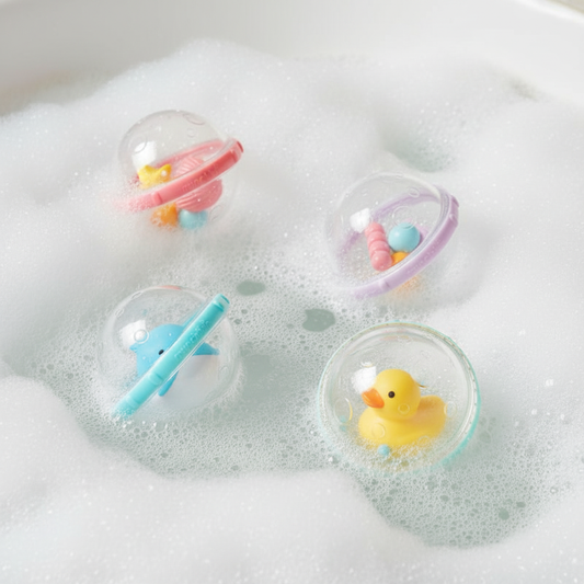 Munchkin® Float & Play Bubbles™ Baby and Toddler Bath Toy 4 Count