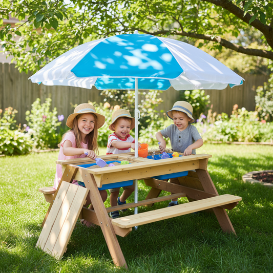 Fun & Versatile Kids Outdoor Table